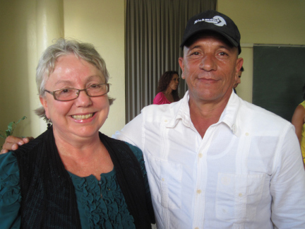 Richmond Regla Cuba Tour Mayor Gayle McLaughlin, Regla Municipal Assembly President Juan Herrera Chaviano 1213 courtesy